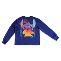 Stitch Long-Sleeved Shirt For Adults -WhimsyWears Shop 2325046859833M 2