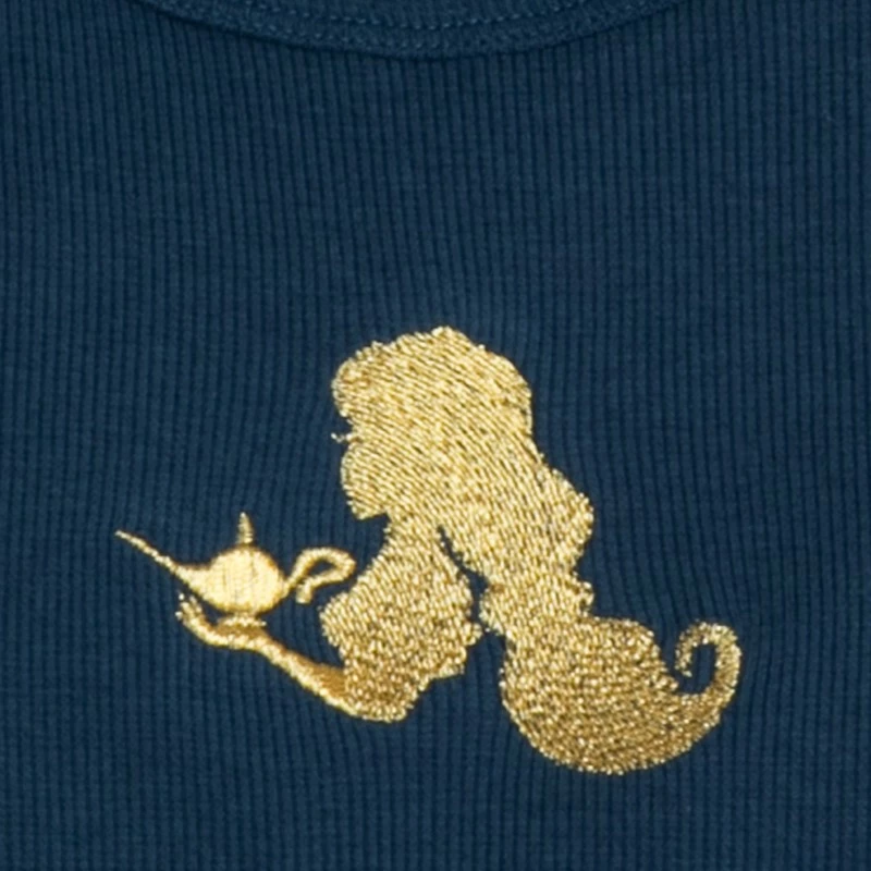 Jasmine Ribbed Tank Top For Adults, Aladdin 2 Jasmine Ribbed Tank Top For Adults, Aladdin - Image 2