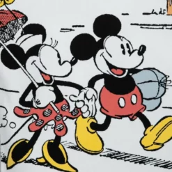 Mickey And Minnie Mouse White Denim Jacket For Adults -WhimsyWears Shop 2325052050030M 4