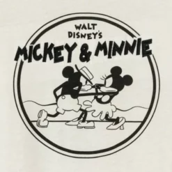 Mickey And Minnie Puff Sleeve T-Shirt For Adults -WhimsyWears Shop 2325052670027M 2