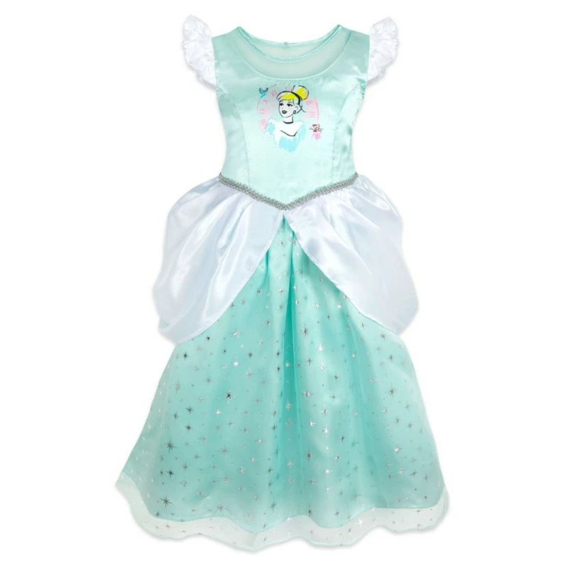 Cinderella Deluxe Nightgown For Girls 1 Cinderella Deluxe Nightgown For Girls
