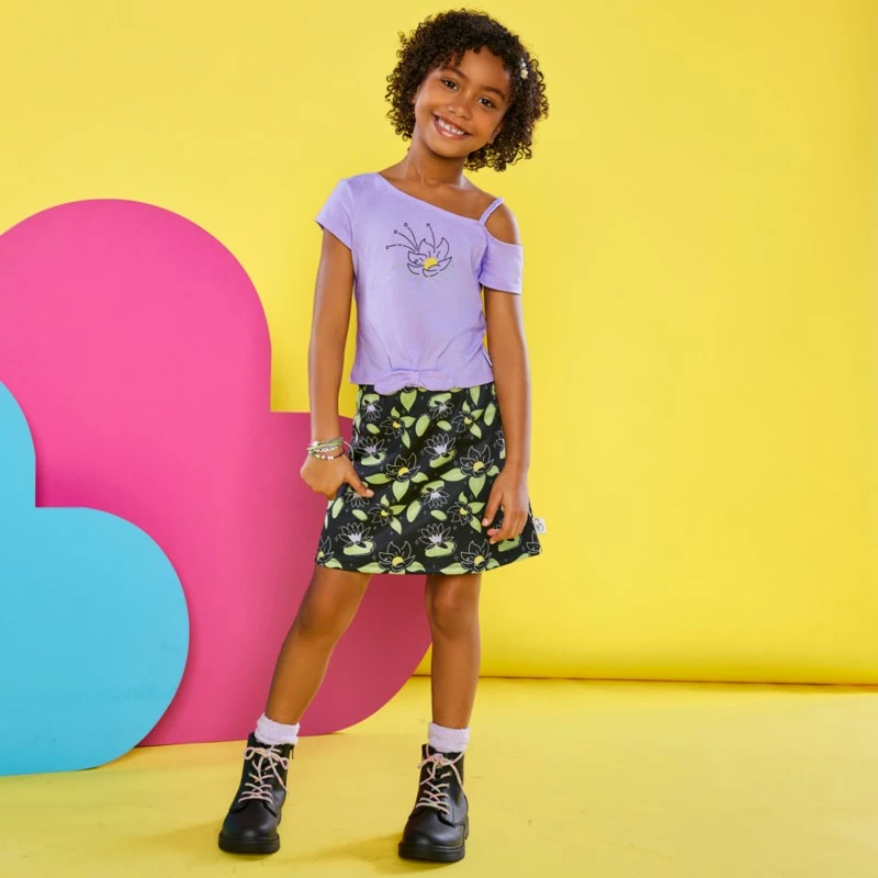 Disney Ily 4EVER Top And Skirt Set For Girls Inspired By Tiana, The Princess And The Frog 2 Disney Ily 4EVER Top And Skirt Set For Girls Inspired By Tiana, The Princess And The Frog - Image 2