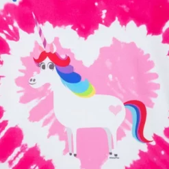 Rainbow Unicorn Fashion T-Shirt For Girls, Inside Out, Sensory Friendly -WhimsyWears Shop 2328046850150M 2