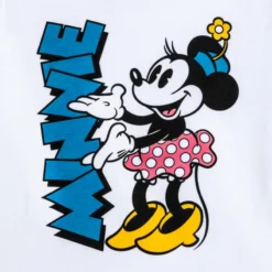 Minnie Mouse White T-Shirt For Kids, Mickey & Co. -WhimsyWears Shop 2328049220098M 2
