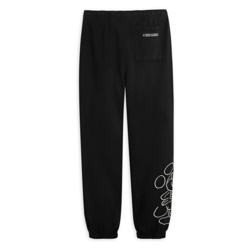 Mickey Mouse Genuine Mousewear Black Jogging Bottoms For Men 2 Mickey Mouse Genuine Mousewear Black Jogging Bottoms For Men - Image 2
