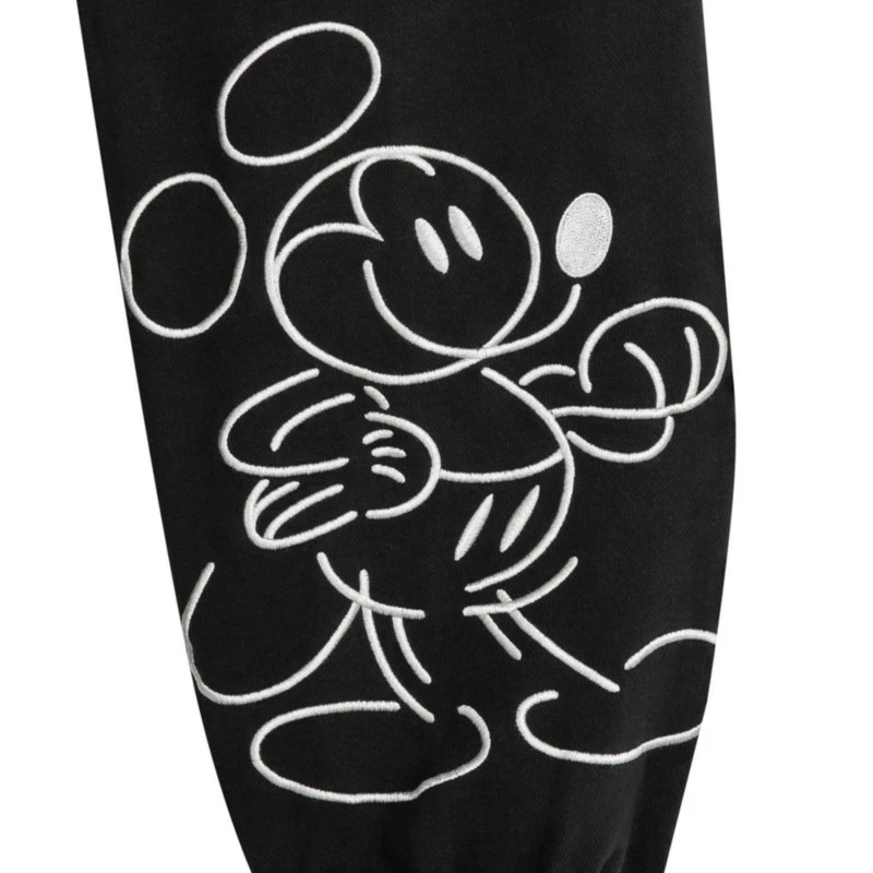 Mickey Mouse Genuine Mousewear Black Jogging Bottoms For Men 3 Mickey Mouse Genuine Mousewear Black Jogging Bottoms For Men - Image 3