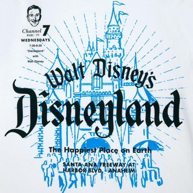 Walt Disney's Disneyland T-Shirt For Adults - Disney100 2 Walt Disney's Disneyland T-Shirt For Adults - Disney100 - Image 2