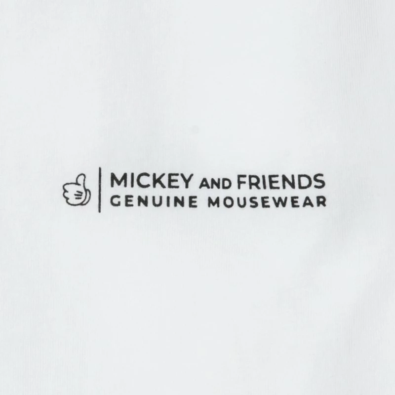 White Mickey Mouse Genuine Mousewear T-Shirt For Men 3 White Mickey Mouse Genuine Mousewear T-Shirt For Men - Image 3