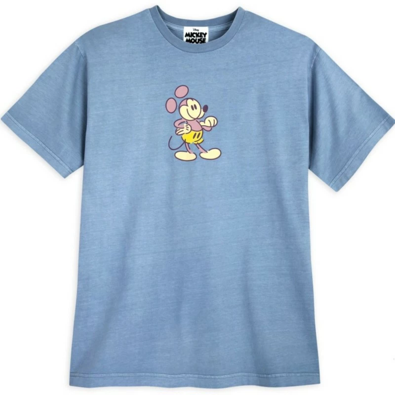Blue Mickey Mouse Genuine Mousewear T-Shirt For Adults 1 Blue Mickey Mouse Genuine Mousewear T-Shirt For Adults