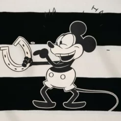 Mickey Mouse Oversize Fashion T-Shirt For Adults, Plane Crazy -WhimsyWears Shop 2403052670021M 2