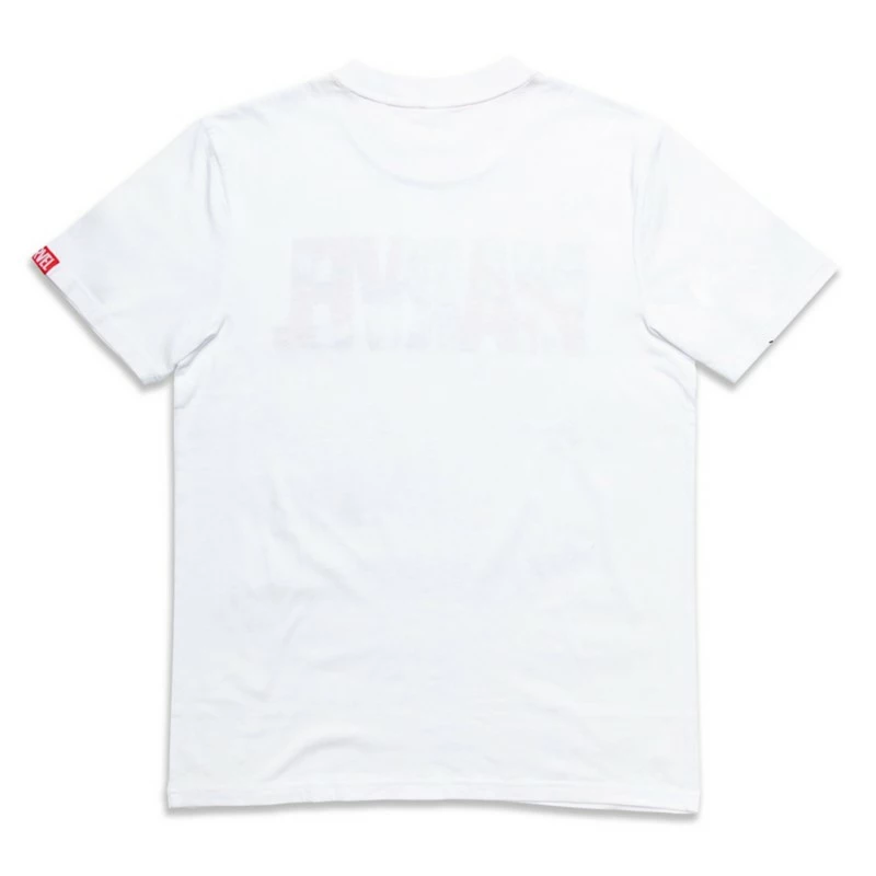 Marvel Logo Crew Neck White T-Shirt For Adults 2 Marvel Logo Crew Neck White T-Shirt For Adults - Image 2