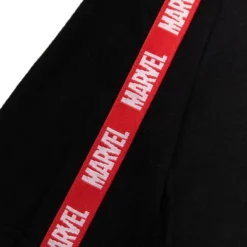 Marvel Icon Crew Neck Black T-Shirt For Adults 7 Marvel Icon Crew Neck Black T-Shirt For Adults -WhimsyWears Shop 2403053070002M 3