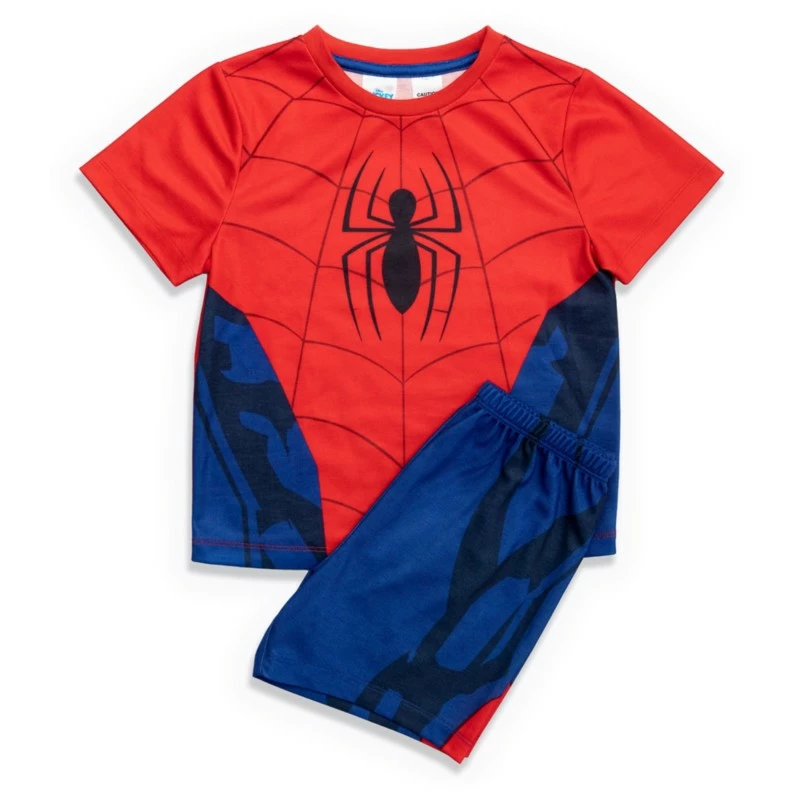 Spider-Man Short Sleeve Pyjamas Set For Kids 1 Spider-Man Short Sleeve Pyjamas Set For Kids
