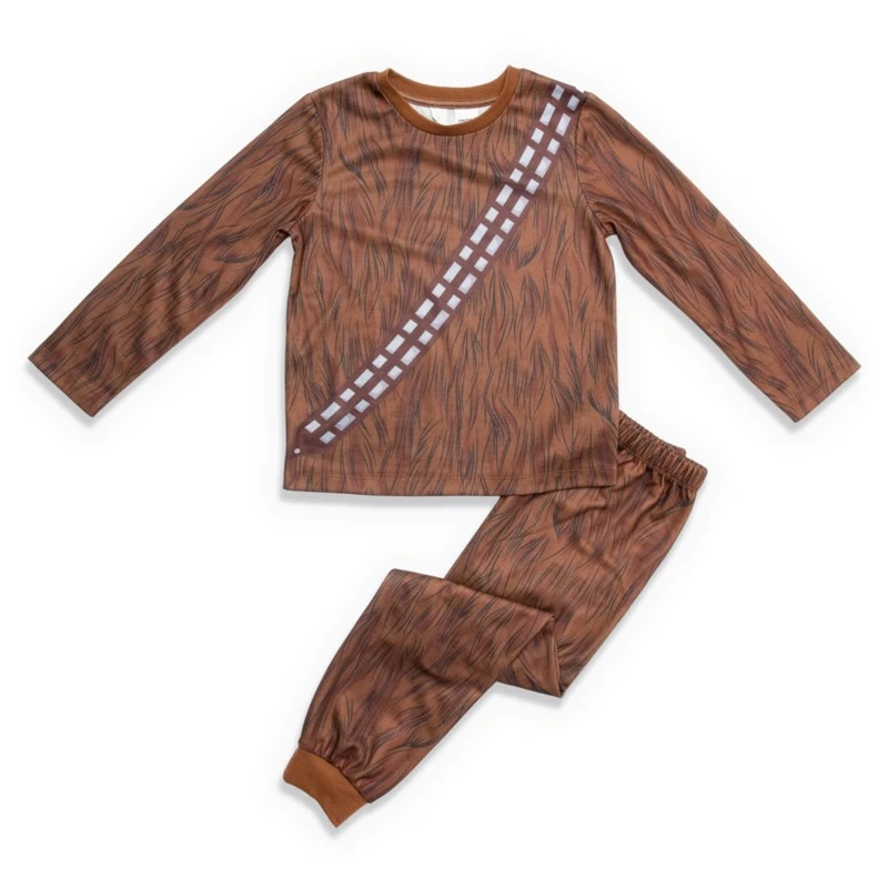 Chewbacca Long Sleeve Pyjamas Set For Kids, Star Wars 1 Chewbacca Long Sleeve Pyjamas Set For Kids, Star Wars