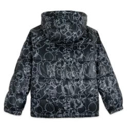 Mickey Mouse Hooded Puff Jacket For Kids -WhimsyWears Shop 2423046580244M 2