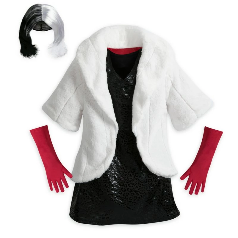 Cruella De Vil Costume For Kids, 101 Dalmatians 2 Cruella De Vil Costume For Kids, 101 Dalmatians - Image 2