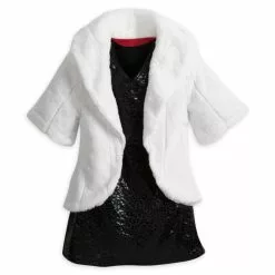 Cruella De Vil Costume For Kids, 101 Dalmatians 7 Cruella De Vil Costume For Kids, 101 Dalmatians -WhimsyWears Shop 2841052900002M 3