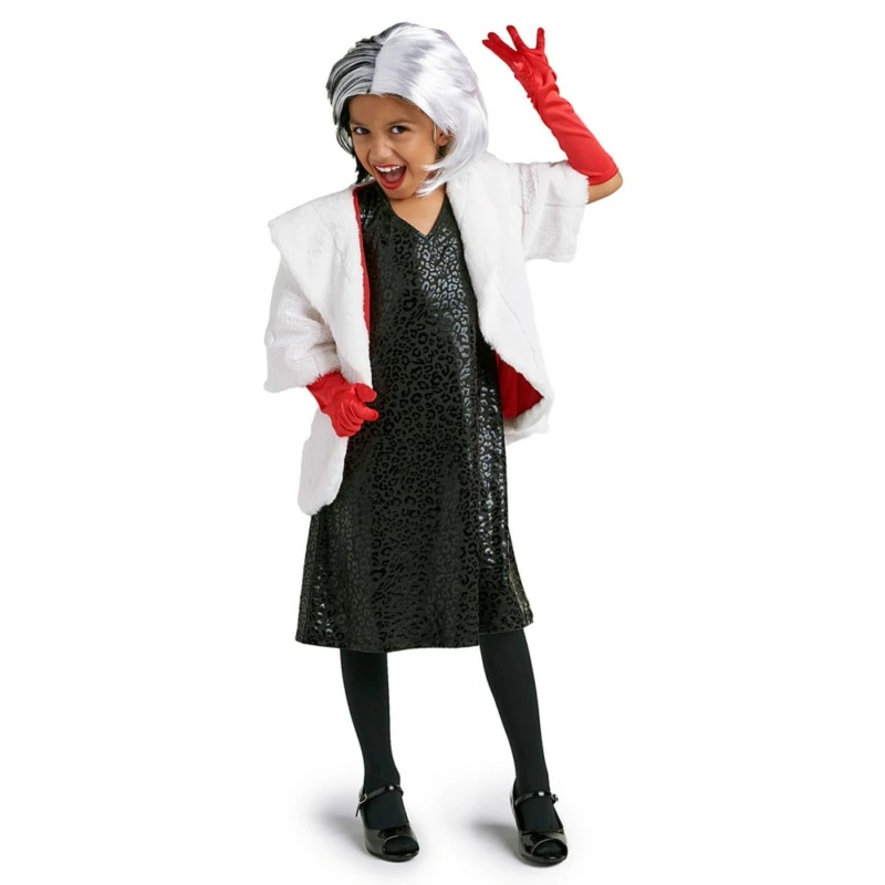 Cruella De Vil Costume For Kids, 101 Dalmatians 1 Cruella De Vil Costume For Kids, 101 Dalmatians