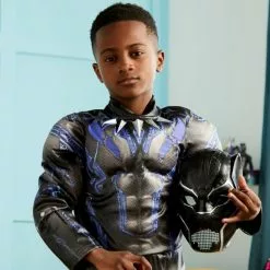 Black Panther Light-Up Costume For Kids -WhimsyWears Shop 2844052900004M 3
