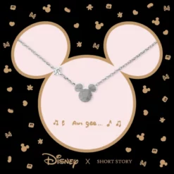 Disney Necklace Mickey Ears, Silver 7 Disney Necklace Mickey Ears, Silver -WhimsyWears Shop 348658000920 3