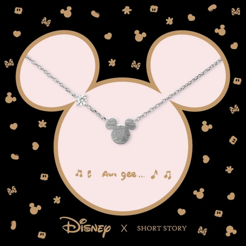 Disney Necklace Mickey Ears, Silver 4 Disney Necklace Mickey Ears, Silver - Image 4