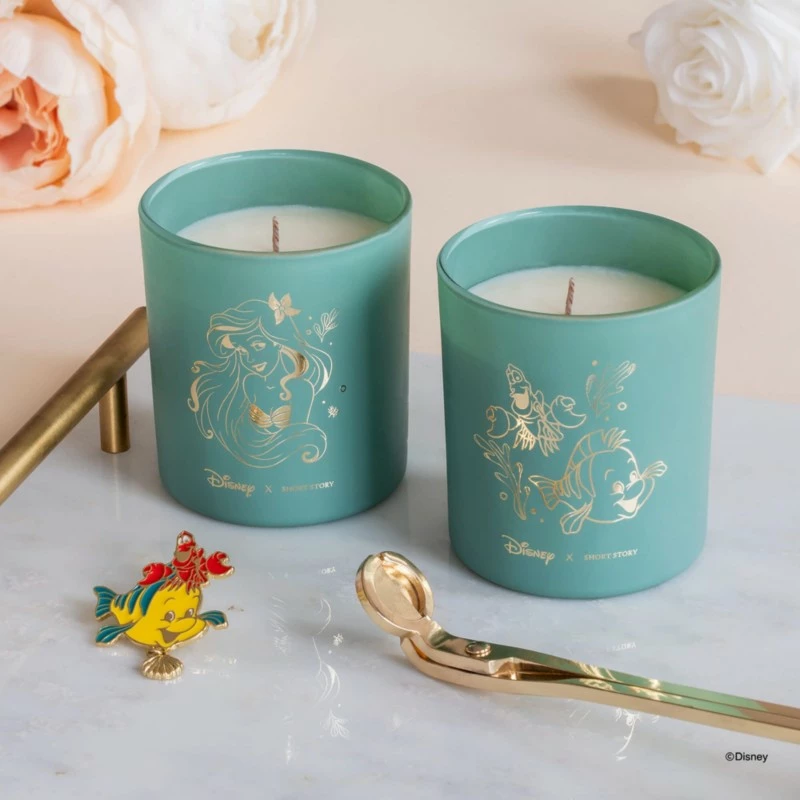 Disney Candle Ariel & Flounder & Sebastian, Twin Pack 2 Disney Candle Ariel & Flounder & Sebastian, Twin Pack - Image 2