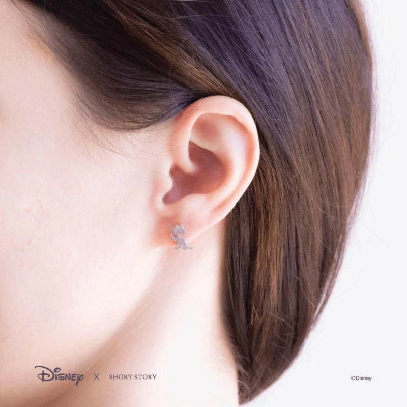 Disney Earrings Cinderella Jaq And Gus, Silver 4 Disney Earrings Cinderella Jaq And Gus, Silver - Image 4