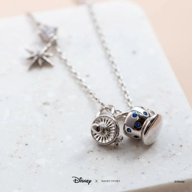 Disney Necklace Alice In Wonderland, Silver 3 Disney Necklace Alice In Wonderland, Silver - Image 3