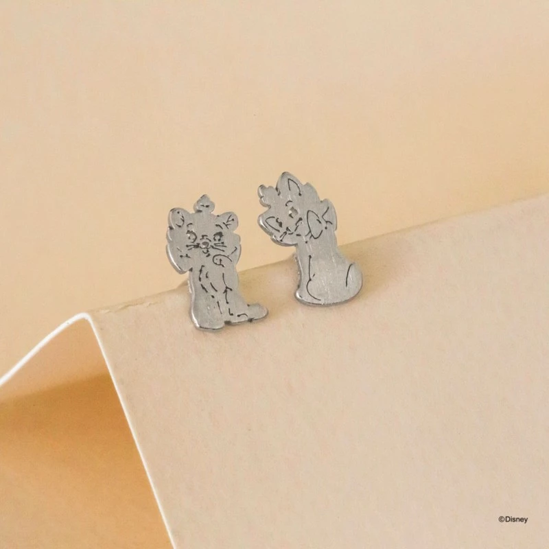 Disney Earring Marie, Silver 2 Disney Earring Marie, Silver - Image 2