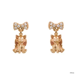 Disney Drop Earring Diamante Marie, Rose Gold 7 Disney Drop Earring Diamante Marie, Rose Gold -WhimsyWears Shop 348658015825 3