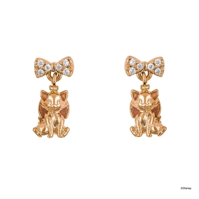 Disney Drop Earring Diamante Marie, Rose Gold 4 Disney Drop Earring Diamante Marie, Rose Gold - Image 4