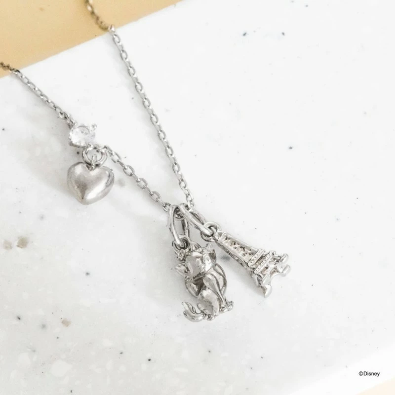 Disney Necklace Marie, Silver 2 Disney Necklace Marie, Silver - Image 2