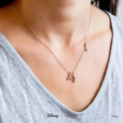 Disney Necklace Cinderella, Silver -WhimsyWears Shop 348658022175 3
