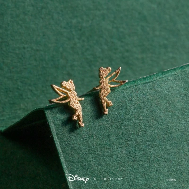 Disney Earrings Tinker Bell, Gold 2 Disney Earrings Tinker Bell, Gold - Image 2