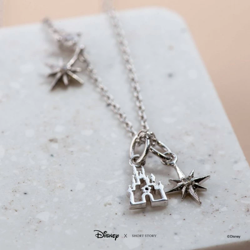 Disney Necklace Castle, Silver 2 Disney Necklace Castle, Silver - Image 2