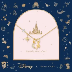 Disney Necklace Jasmine, Gold 9 Disney Necklace Jasmine, Gold -WhimsyWears Shop 348658024612 4