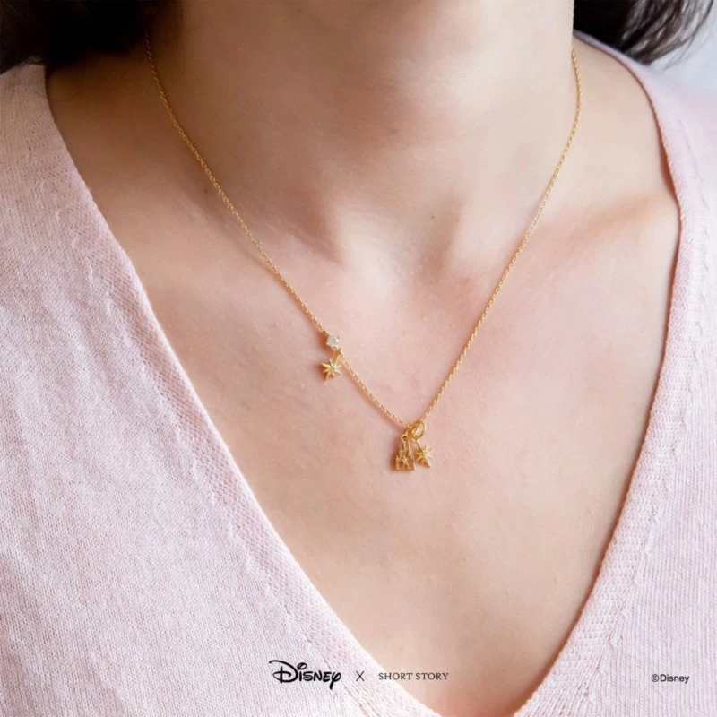Disney Necklace Castle, Gold 3 Disney Necklace Castle, Gold - Image 3