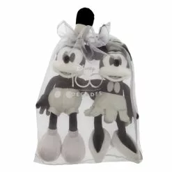 Mickey And Minnie Mouse Steamboat Willie Plush Set - Disney100 -WhimsyWears Shop 412313625724 3