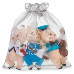 The Three Little Pigs Plush Set - Disney100 -WhimsyWears Shop 412313759399 2