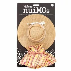 NuiMOs Small Plush Printed Wrap Dress With Sun Hat -WhimsyWears Shop 412342576400 2