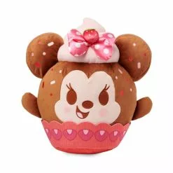 Minnie Mouse Strawberry Cupcake Disney Munchlings Scented Medium Plush – Baked Treats