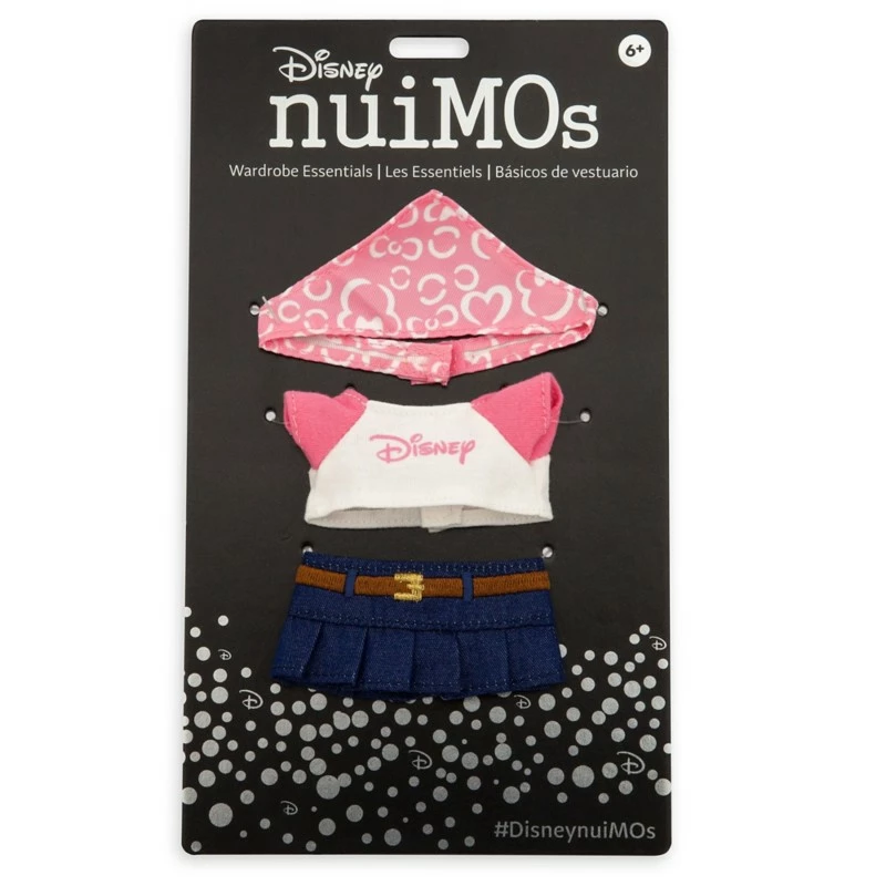 Disney NuiMOs Outfit, Denim Skirt With Disney Logo T-Shirt And Pink Bandana 3 Disney NuiMOs Outfit, Denim Skirt With Disney Logo T-Shirt And Pink Bandana - Image 3