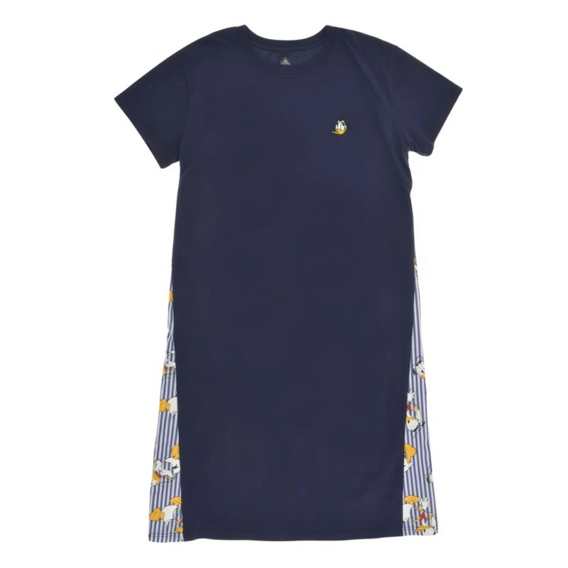 Donald Duck Birthday 2023 Short Sleeve Blue Dress For Women 1 Donald Duck Birthday 2023 Short Sleeve Blue Dress For Women