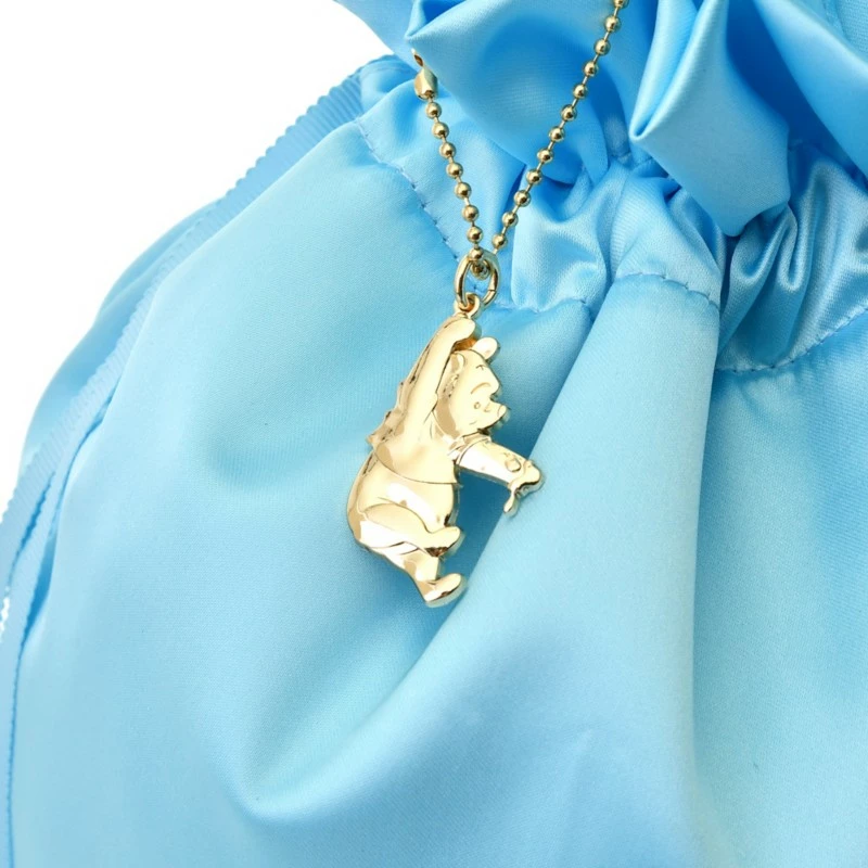 Winnie The Pooh Drawstring Tote Bag With Charm, Pooh's Balloon 4 Winnie The Pooh Drawstring Tote Bag With Charm, Pooh's Balloon - Image 4