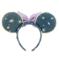 Disney Parks Minnie Mouse Denim And Lavender Ears Headband For Adults -WhimsyWears Shop 428403352555 2