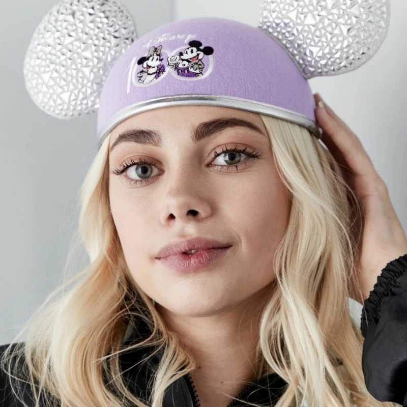 Mickey And Minnie Disney100 Celebration Ears Hat For Adults 2 Mickey And Minnie Disney100 Celebration Ears Hat For Adults - Image 2