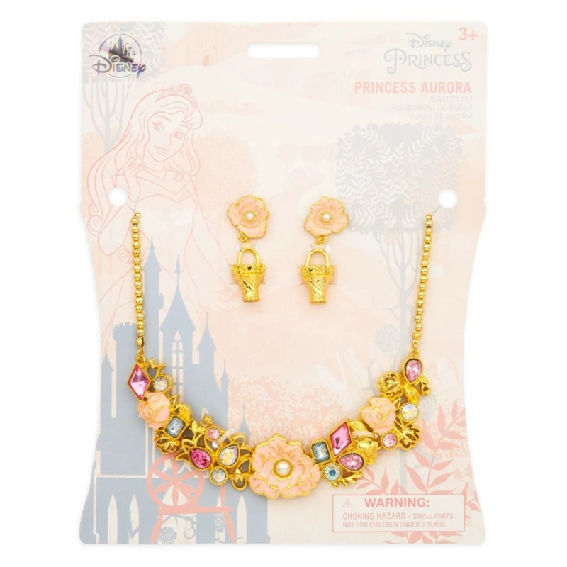 Aurora Costume Jewellery Set For Kids, Sleeping Beauty 3 Aurora Costume Jewellery Set For Kids, Sleeping Beauty - Image 3
