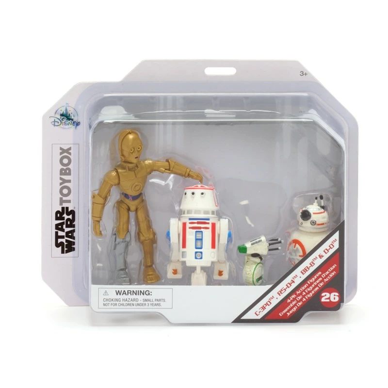 C-3PO, R5-D4, BB-8 And D-O Action Figure Droid Set, Star Wars Toybox 2 C-3PO, R5-D4, BB-8 And D-O Action Figure Droid Set, Star Wars Toybox - Image 2