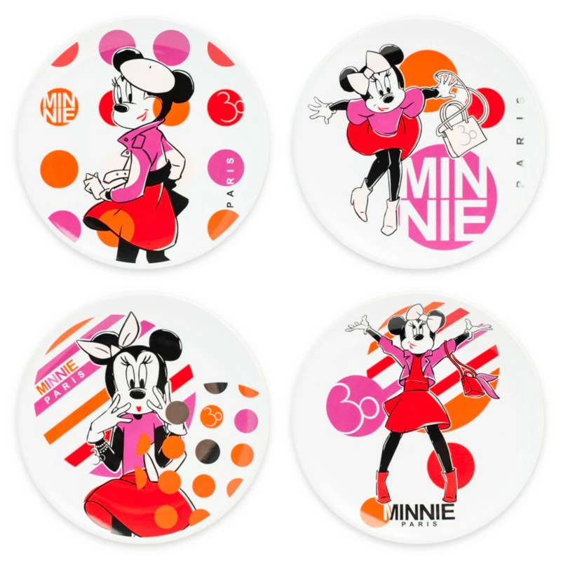 Minnie Parisienne Plates, Set Of 4 1 Minnie Parisienne Plates, Set Of 4