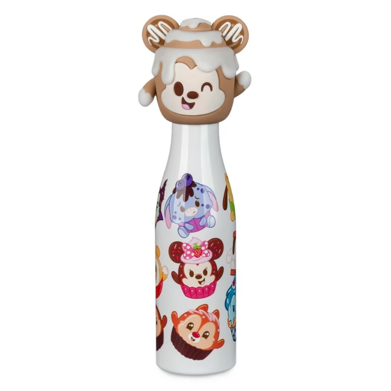 Disney Munchlings Stainless Steel Water Bottle With Topper 1 Disney Munchlings Stainless Steel Water Bottle With Topper